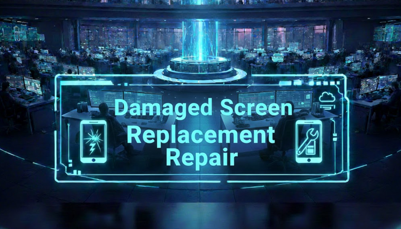 Damaged Screen Replacement Repair