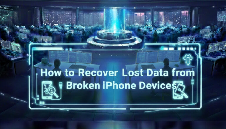 How to Recover Lost Data from Broken iPhone Devices