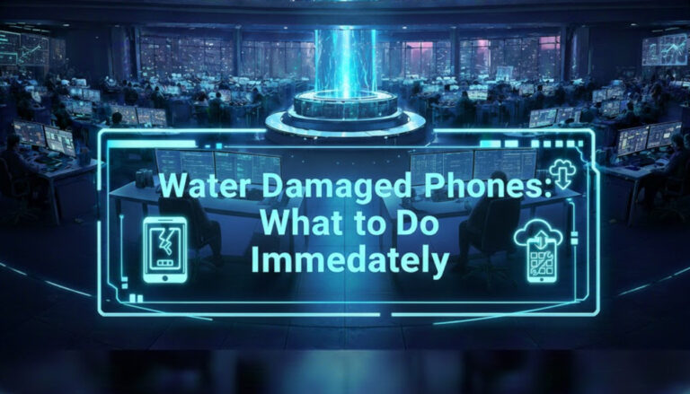 Water Damaged Phones: What to Do Immediately